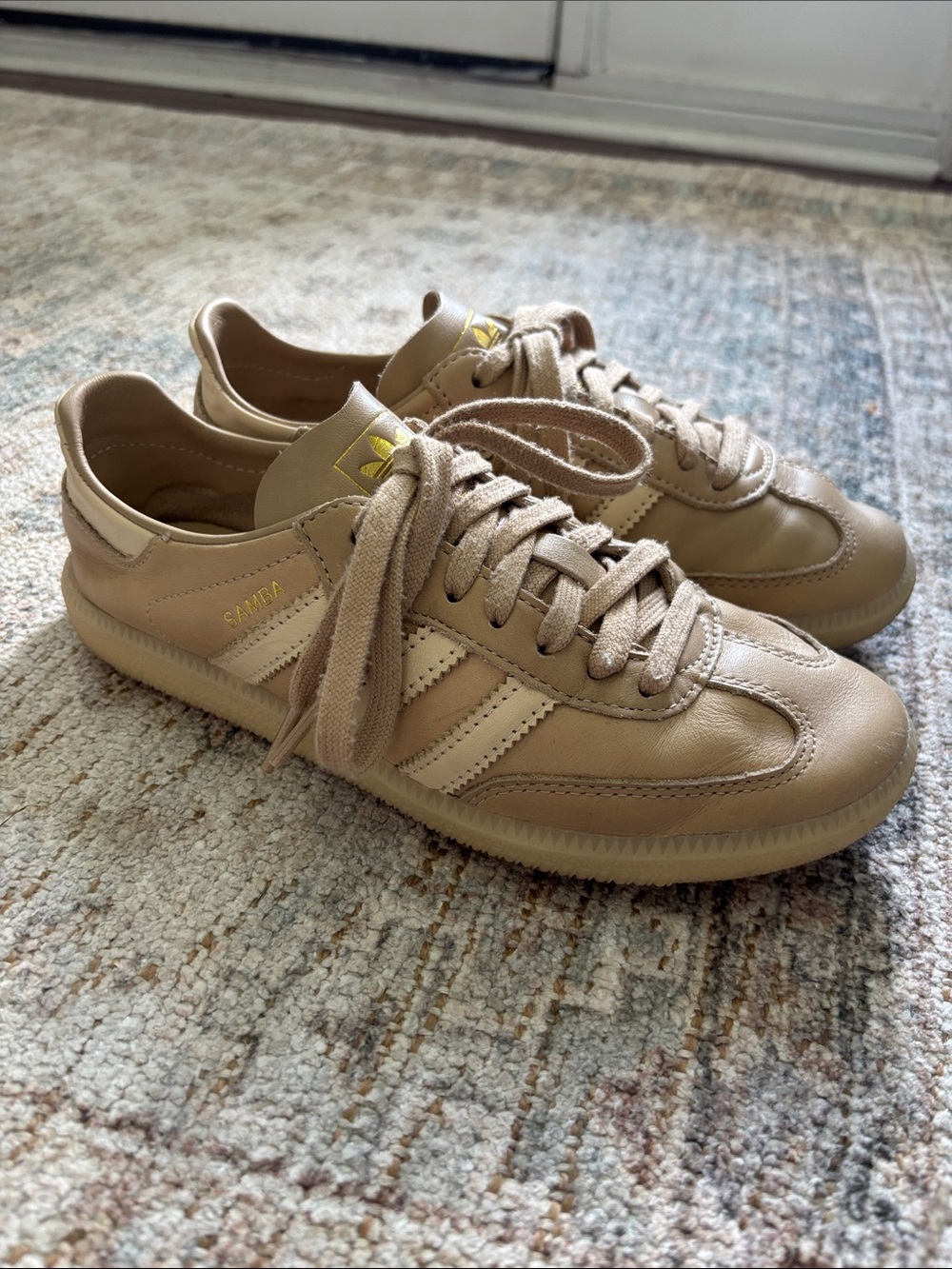adidas Samba Decon Sneakers - Light Tan/Beige men’s 4/ women’s 5-Very Rare Color - Picture 10 of 14